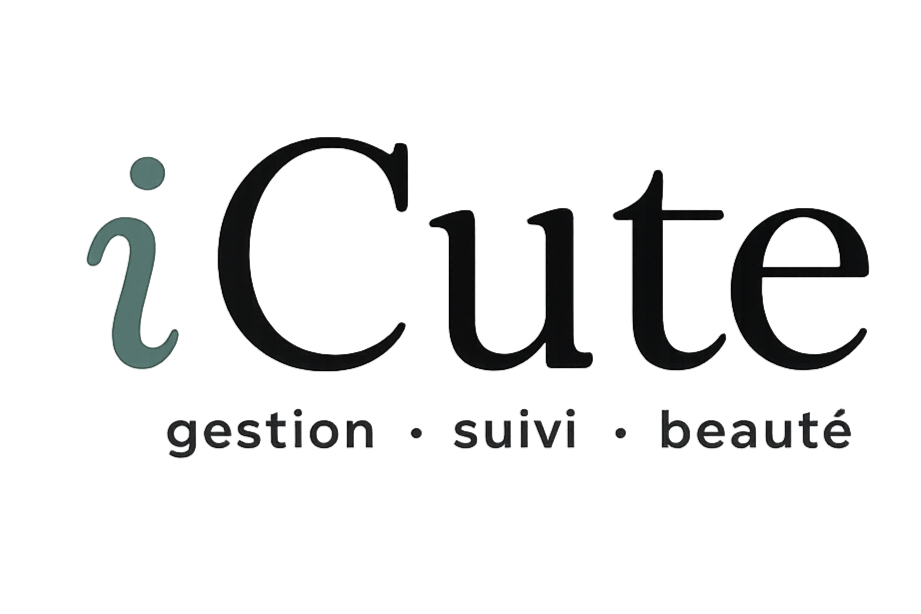 iCute-Logiciel suivi ventes de produits esthétiques Logo iCute - Augmente tes ventes de produits de beauté